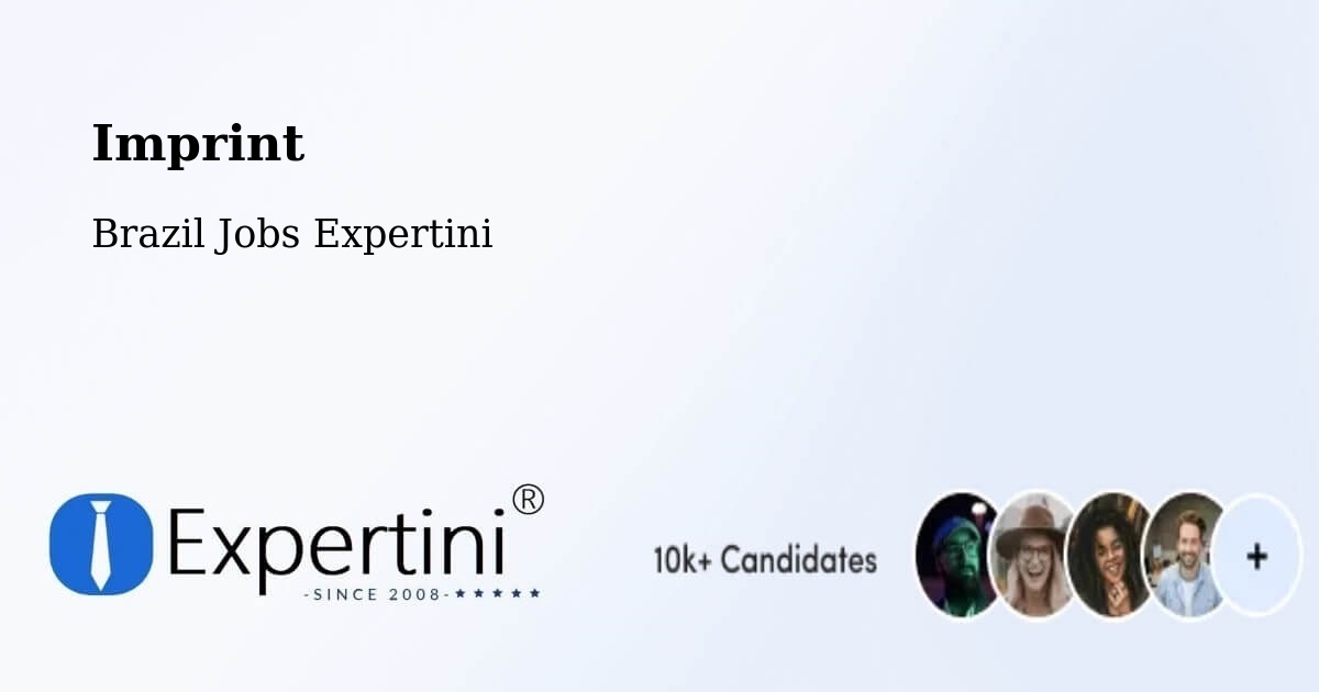 Imprint – Ibiaçá - Brazil Jobs Expertini